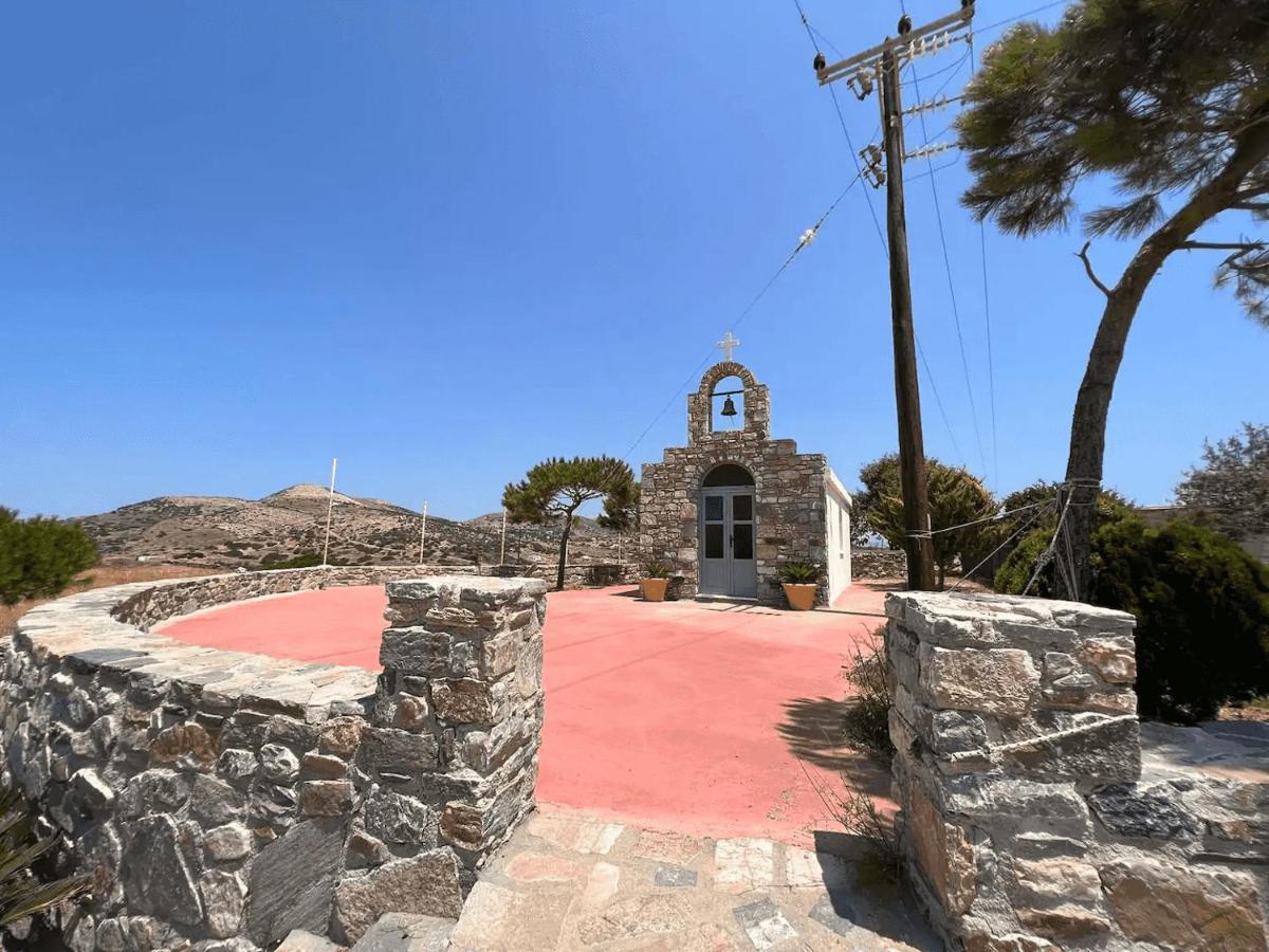 Πέτρινο Εξοχικό Σπίτι Στη Σύρο Agros  Экстерьер фото
